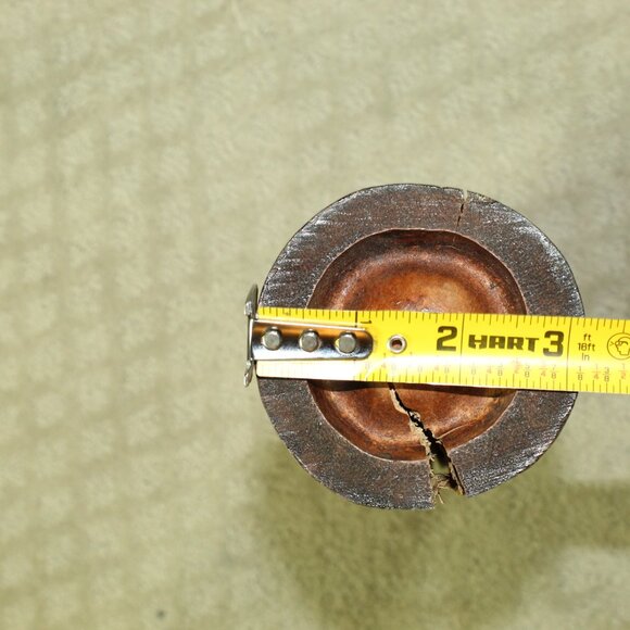 Vintage Bamboo Hand Painted H Slit Tongue Percussion Drum Cylindrical - Picture 4 of 6